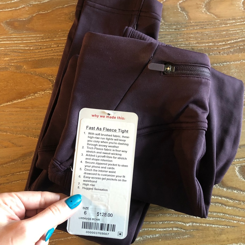 Lululemon Fast as Fleece Tight 28”